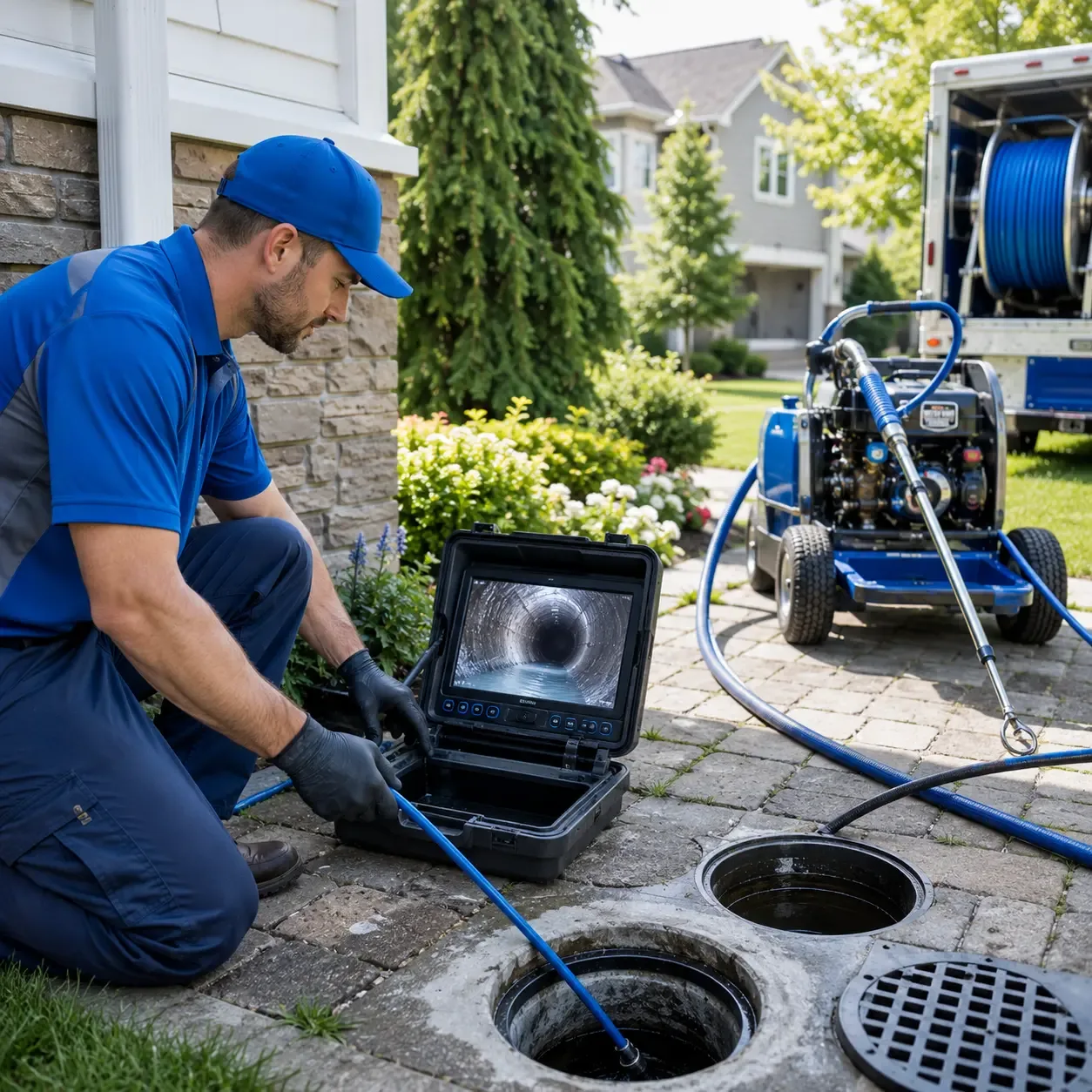 Outdoor drain cleaning professionals serving Robertsdale, PA